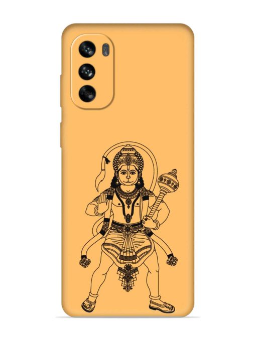 Indian God Hanuman Embossed Soft Silicone Case for Motorola Moto G62 (5G) Zapvi