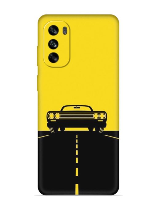 Classic Car Embossed Soft Silicone Case for Motorola Moto G62 (5G) Zapvi