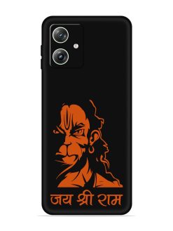 Angry Hanuman Embossed Soft Silicone Case for Motorola Moto G64 (5G)