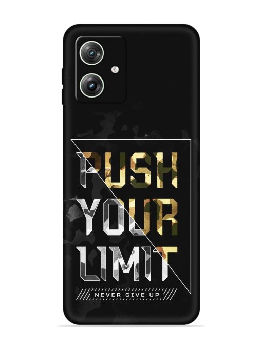 Push Your Limits Embossed Soft Silicone Case for Motorola Moto G64 (5G) Zapvi