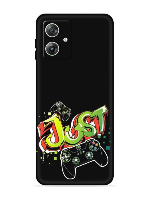 Graffiti Gamepad Illustration Embossed Soft Silicone Case for Motorola Moto G64 (5G) Zapvi