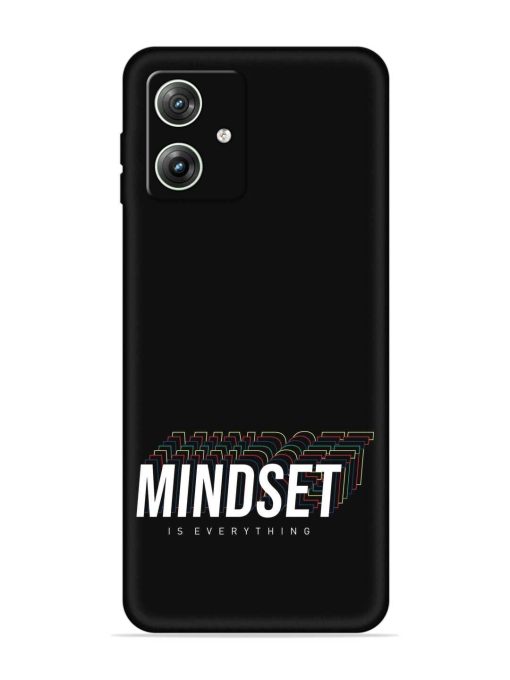 Mindset Everything Slogan Embossed Soft Silicone Case for Motorola Moto G64 (5G) Zapvi