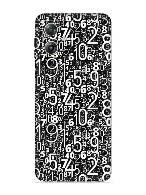 Many Numbers Different Embossed Soft Silicone Case for Motorola Moto G64 (5G)