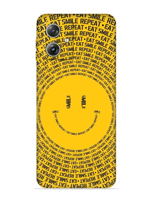 Smiley Embossed Soft Silicone Case for Motorola Moto G64 (5G)