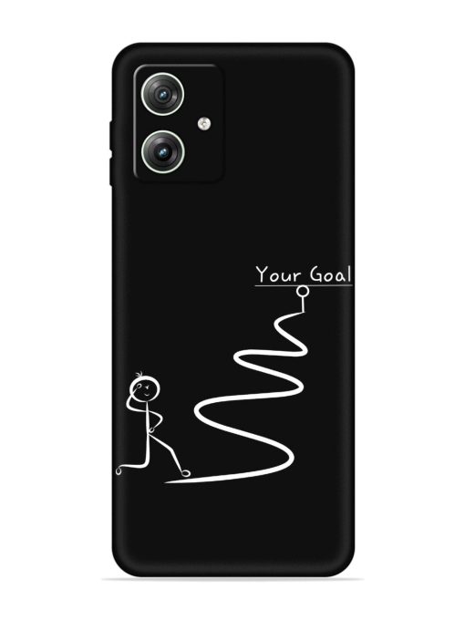 Your Goal Embossed Soft Silicone Case for Motorola Moto G64 (5G)