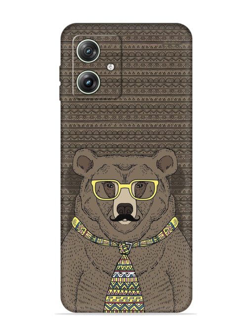 Grizzly Bear Embossed Soft Silicone Case for Motorola Moto G64 (5G) Zapvi