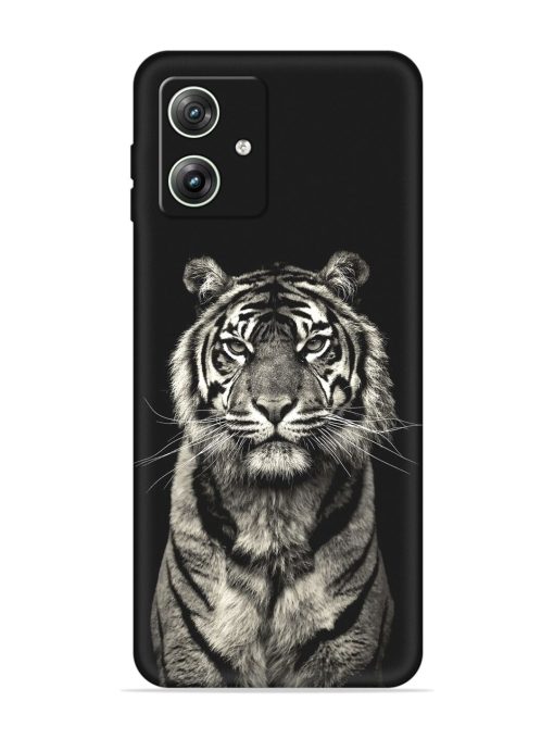 Tiger Art Embossed Soft Silicone Case for Motorola Moto G64 (5G) Zapvi