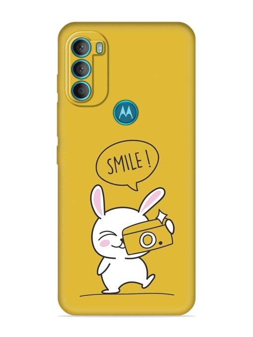 Hey Smile Please Embossed Soft Silicone Case for Motorola Moto G71 (5G) Zapvi