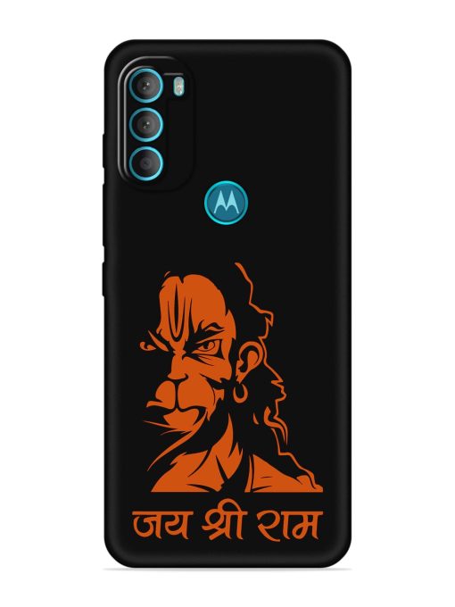 Angry Hanuman Embossed Soft Silicone Case for Motorola Moto G71 (5G) Zapvi