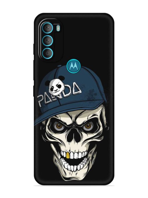 Panda Skull Embossed Soft Silicone Case for Motorola Moto G71 (5G)