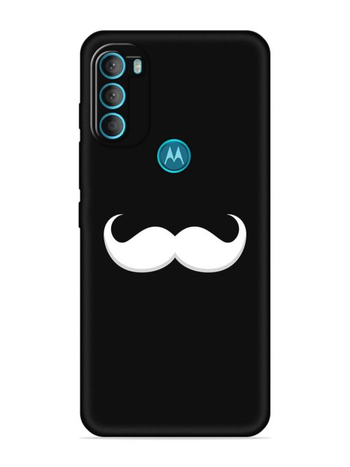 Mustache Vector Embossed Soft Silicone Case for Motorola Moto G71 (5G)