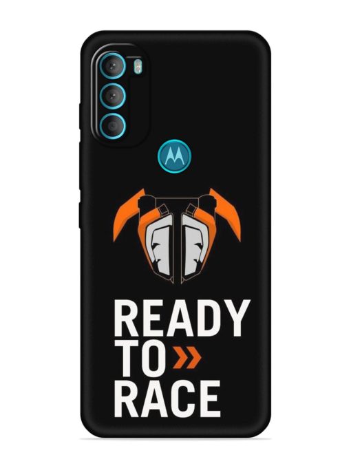 Ready To Race Embossed Soft Silicone Case for Motorola Moto G71 (5G)