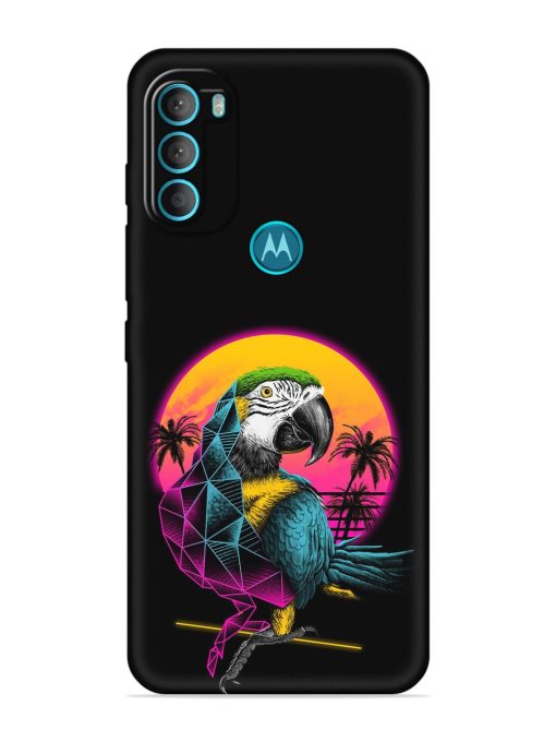 Rad Parrot Embossed Soft Silicone Case for Motorola Moto G71 (5G) Zapvi