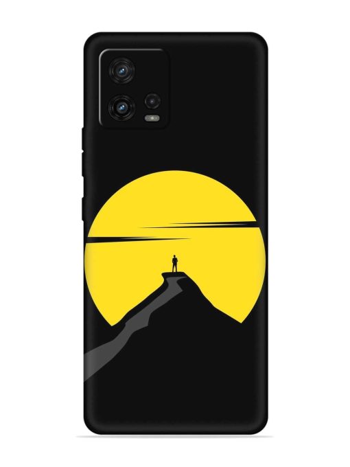 Black Ultra Vector Embossed Soft Silicone Case for Motorola Moto G72 Zapvi