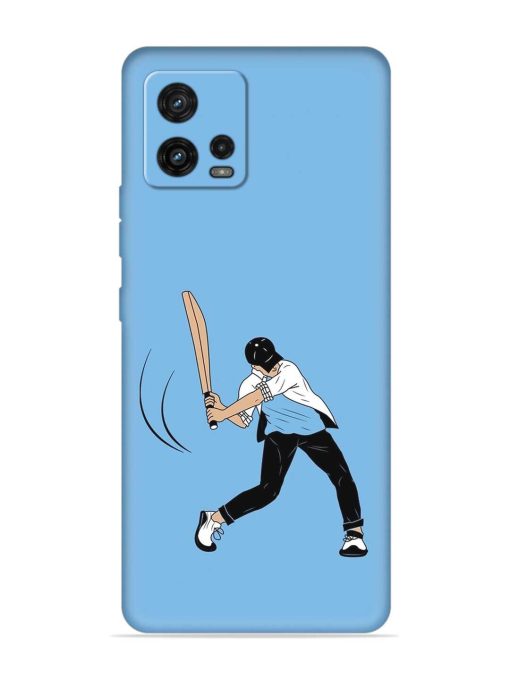 Cricket Gully Boy Embossed Soft Silicone Case for Motorola Moto G72