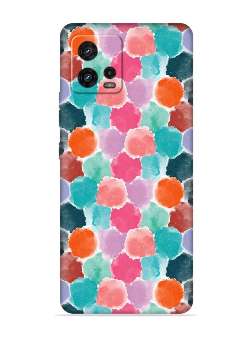 Colorful Seamless Pattern Embossed Soft Silicone Case for Motorola Moto G72 Zapvi