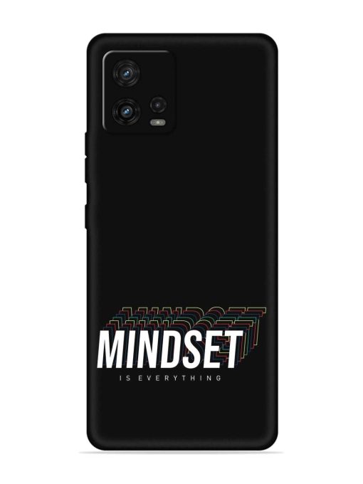 Mindset Everything Slogan Embossed Soft Silicone Case for Motorola Moto G72