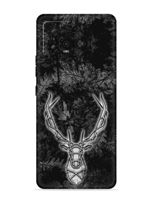 Ancient Deer Embossed Soft Silicone Case for Motorola Moto G72 Zapvi