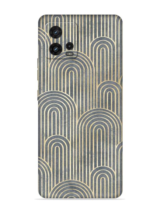 Art Deco Style Embossed Soft Silicone Case for Motorola Moto G72 Zapvi