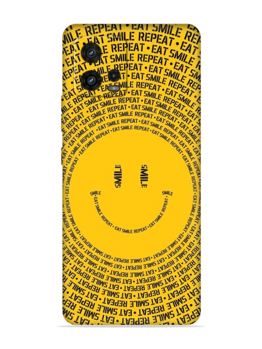 Smiley Embossed Soft Silicone Case for Motorola Moto G72