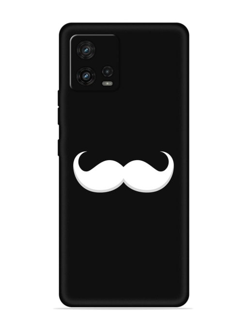 Mustache Vector Embossed Soft Silicone Case for Motorola Moto G72 Zapvi