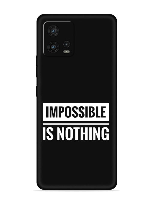 Impossible Is Nothing Embossed Soft Silicone Case for Motorola Moto G72