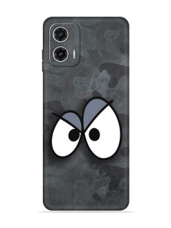 Big Eyes Night Mode Embossed Soft Silicone Case for Motorola Moto G73 (5G)