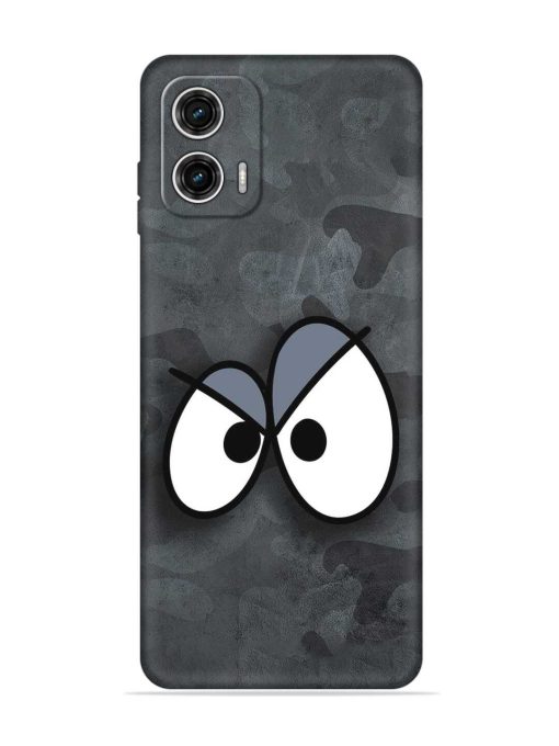 Big Eyes Night Mode Embossed Soft Silicone Case for Motorola Moto G73 (5G) Zapvi