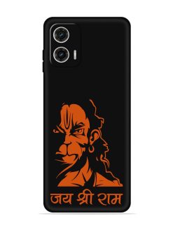 Angry Hanuman Embossed Soft Silicone Case for Motorola Moto G73 (5G)