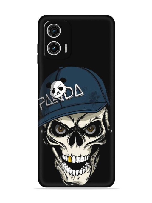 Panda Skull Embossed Soft Silicone Case for Motorola Moto G73 (5G)