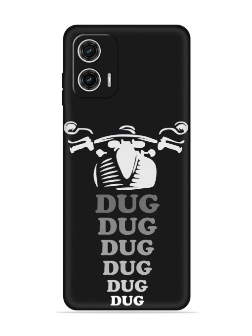 Dug Dug Dug Embossed Soft Silicone Case for Motorola Moto G73 (5G) Zapvi