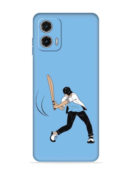 Cricket Gully Boy Embossed Soft Silicone Case for Motorola Moto G73 (5G) Zapvi