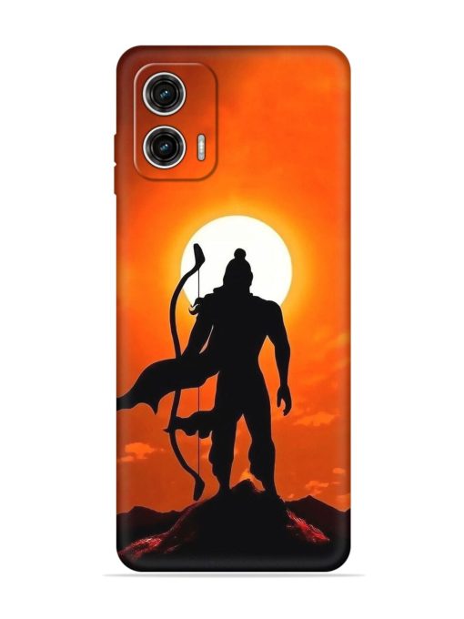 Shree Ram Embossed Soft Silicone Case for Motorola Moto G73 (5G) Zapvi