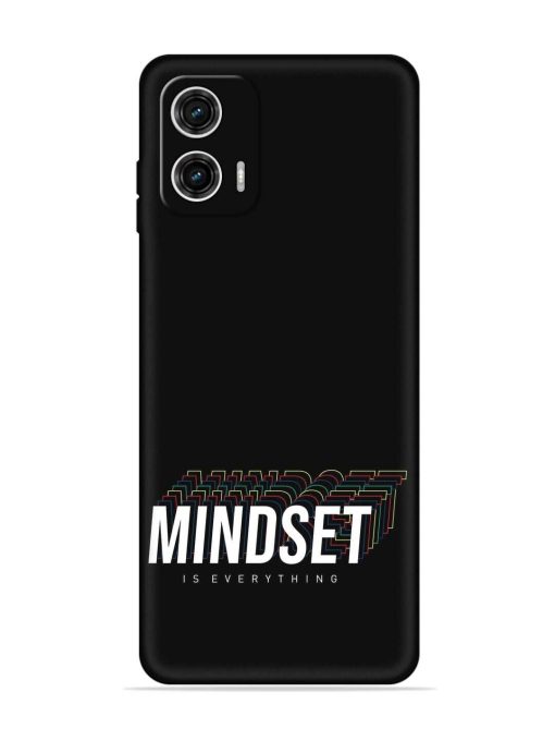 Mindset Everything Slogan Embossed Soft Silicone Case for Motorola Moto G73 (5G) Zapvi