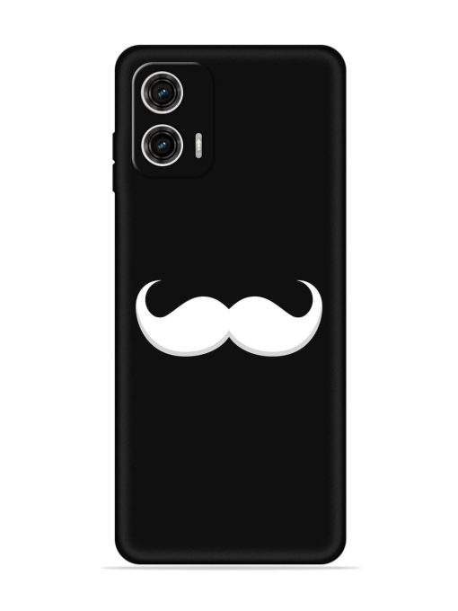 Mustache Vector Embossed Soft Silicone Case for Motorola Moto G73 (5G) Zapvi