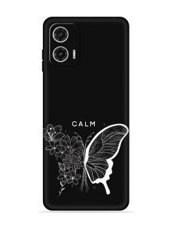 Calm Embossed Soft Silicone Case for Motorola Moto G73 (5G)