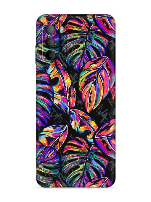 Tropical Seamless Vector Embossed Soft Silicone Case for Motorola Moto G82 (5G)