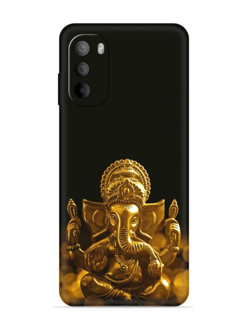 Lord Ganesha Indian Festival Embossed Soft Silicone Case for Motorola Moto G82 (5G)