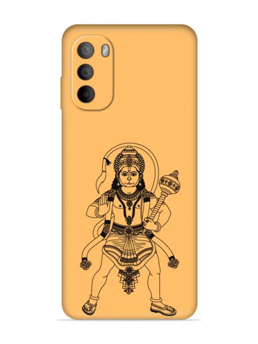 Indian God Hanuman Embossed Soft Silicone Case for Motorola Moto G82 (5G)