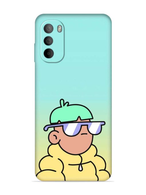 Doodles Cool Character Embossed Soft Silicone Case for Motorola Moto G82 (5G)