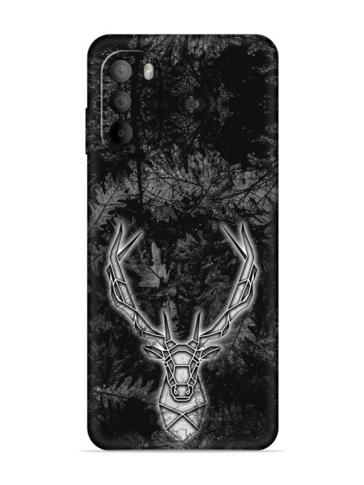 Ancient Deer Embossed Soft Silicone Case for Motorola Moto G82 (5G) Zapvi