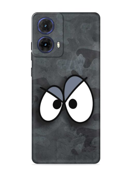 Big Eyes Night Mode Embossed Soft Silicone Case for Motorola Moto G85 (5G) Zapvi