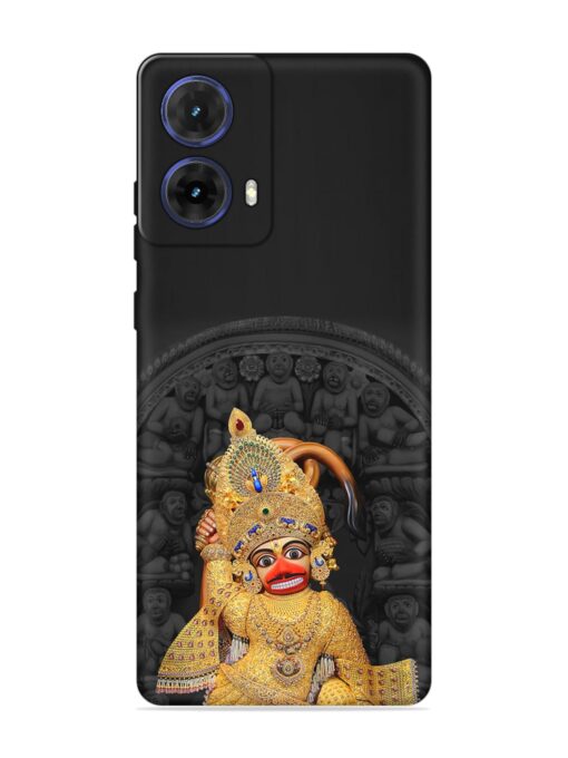 Indian Gold Hanuman Embossed Soft Silicone Case for Motorola Moto G85 (5G) Zapvi