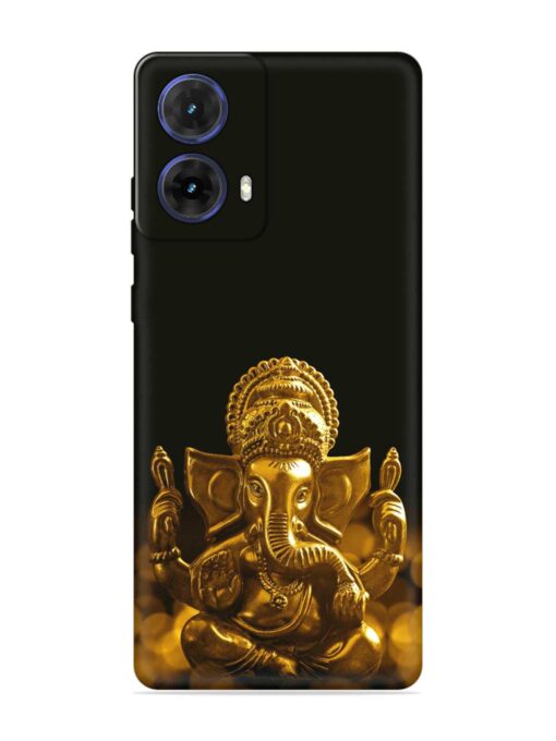 Lord Ganesha Indian Festival Embossed Soft Silicone Case for Motorola Moto G85 (5G) Zapvi