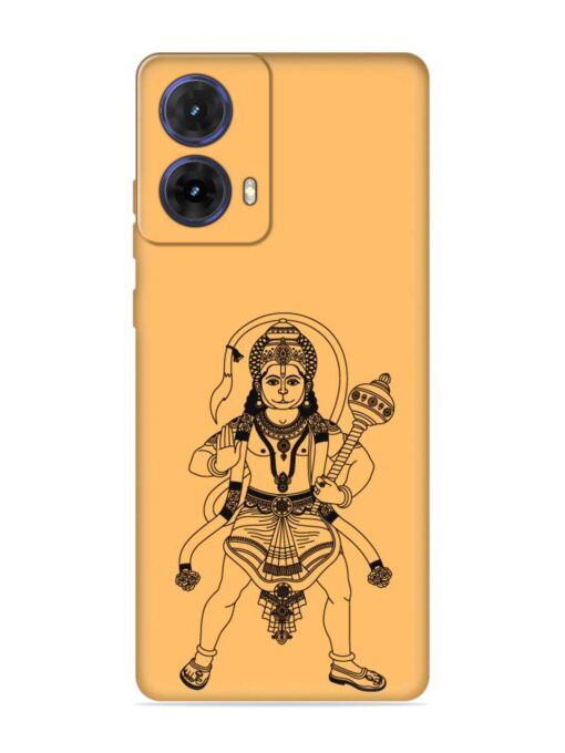 Indian God Hanuman Embossed Soft Silicone Case for Motorola Moto G85 (5G) Zapvi