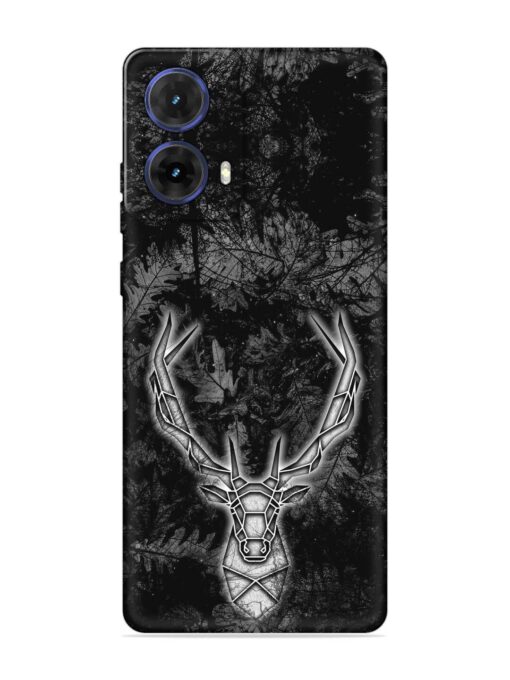 Ancient Deer Embossed Soft Silicone Case for Motorola Moto G85 (5G) Zapvi