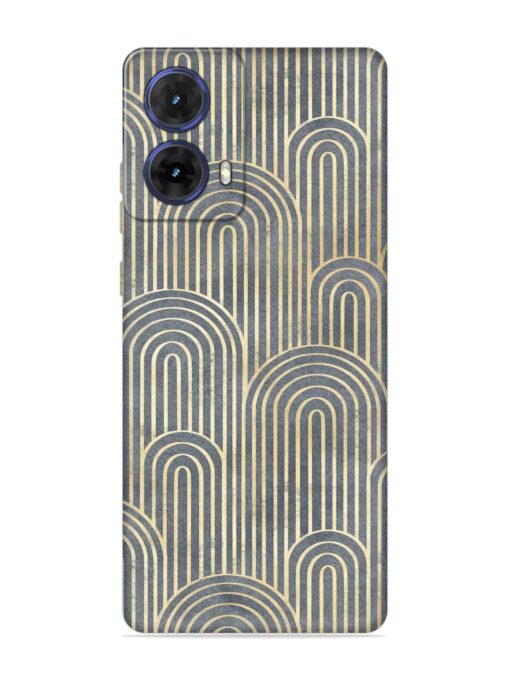 Art Deco Style Embossed Soft Silicone Case for Motorola Moto G85 (5G) Zapvi