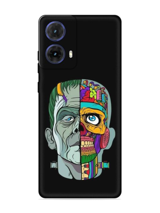 Men Vs Skull Embossed Soft Silicone Case for Motorola Moto G85 (5G) Zapvi