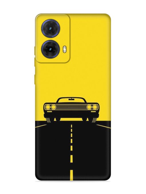 Classic Car Embossed Soft Silicone Case for Motorola Moto G85 (5G)