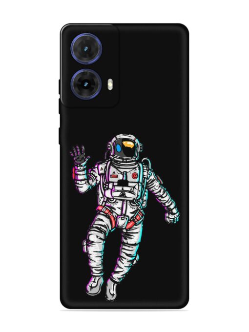 Spaceman Embossed Soft Silicone Case for Motorola Moto G85 (5G) Zapvi